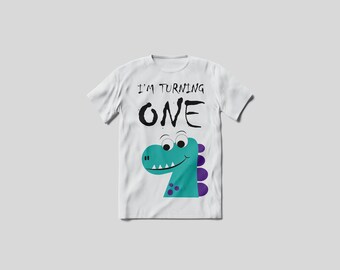 Kids Birthday T-shirts Dino
