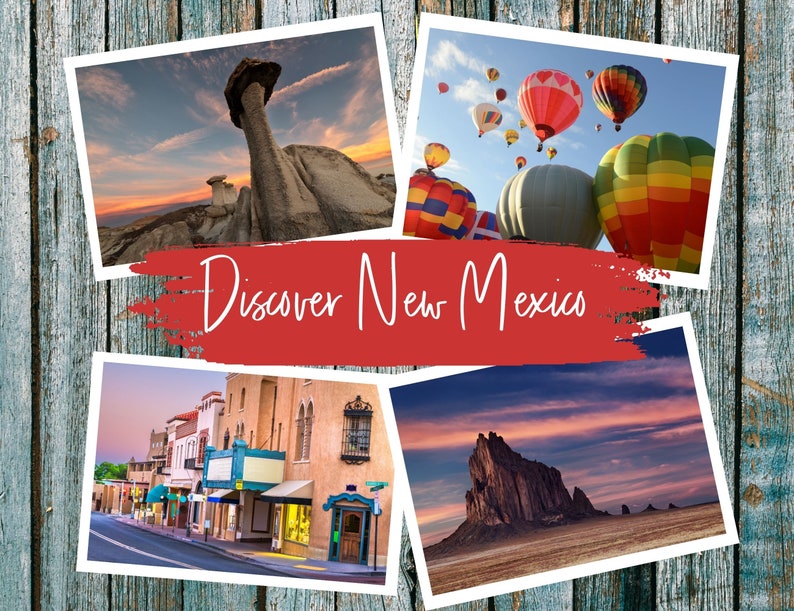 New Mexico Bucket List Printable America's 50 States Travel Planner
