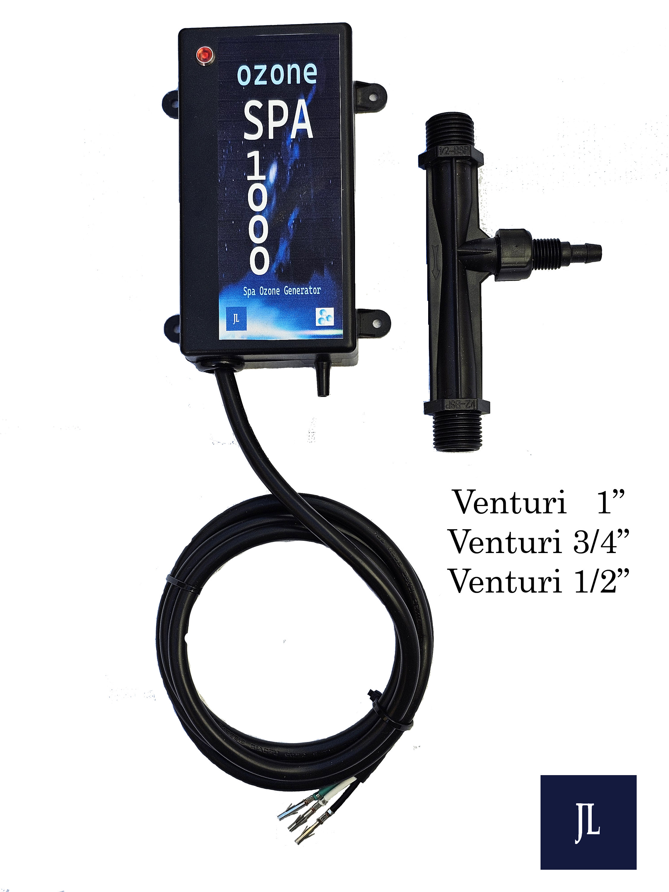 SPA, Hot Tub Ozone Generator,1000 Mg/h, Ozone Machine Venturi 1/2 or 3/