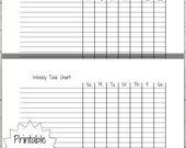 Printable Weekly Checklist: Habit, Chore, Trigger Tracker (PDF)