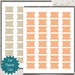 Printable Tabs Template, Planner Printable Tabs, Binder Divider Tabs ...