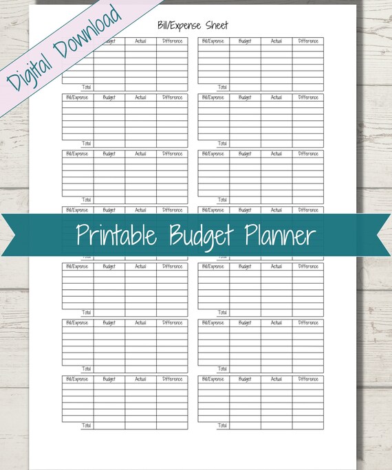 Printable Budget Template Weekly Budget Planner Biweekly - Etsy