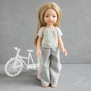 Paola Reina doll clothes. Top and pants for 12 inches Paola Reina Las Amigas dolls.