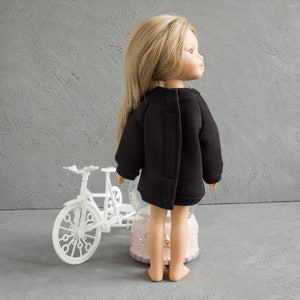 Paola Reina doll clothes. Long sweatshirt for 12 inches Las Amigas dolls. 32 cm doll clothes. image 9