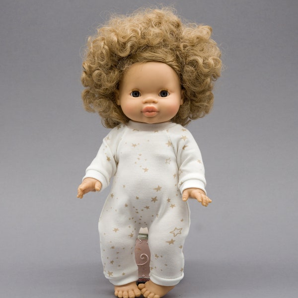 Paola Reina doll clothes. Cotton sleepwear for 13 inches dolls. Minikane doll clothes. 13 inch doll clothes.