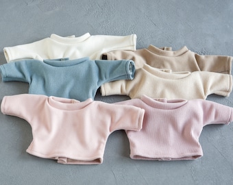 Sweatshirt, pants for 13 inches baby dolls. Minikane doll clothes. Miniland doll clothes. 15 inches doll clothes.