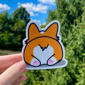 Corgi Butt Sticker