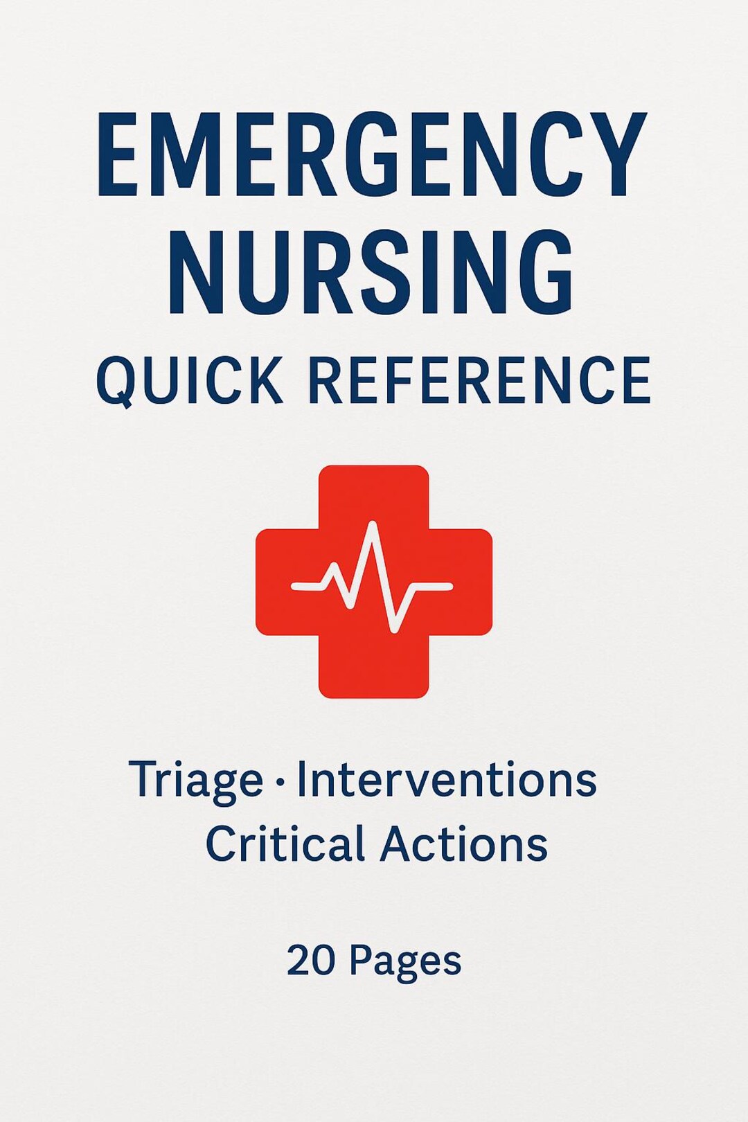 Emergency Nursing Quick Reference Guide - Etsy