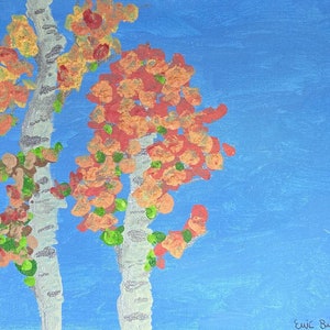 Uncertainty of Autumn - Medium 8x10 inch painting