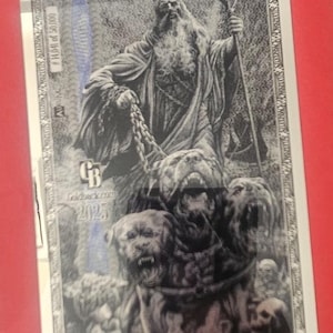 Silverback Hades Olympus Billet en argent au 1/1000 OZ .999, édition limitée EN STOCK