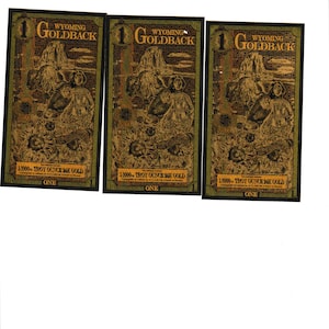 Gold Back 4 each