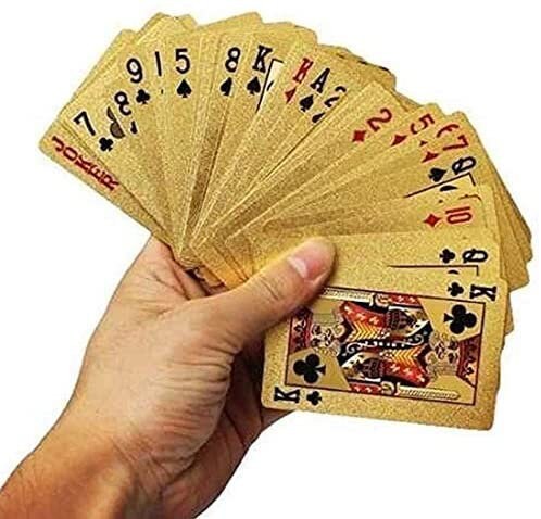Luxurious 24K Gold Plated Playing Cards - Etsy