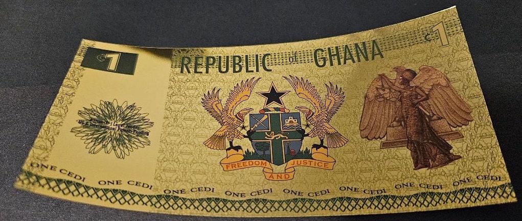 The Republic of Ghana’s 1 Cedi Gold Note Aurum® Technology. This Note ...