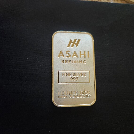 Asahi 1 Oz .999 Pure Silver Bar, Lunar Snake 2025 - Etsy