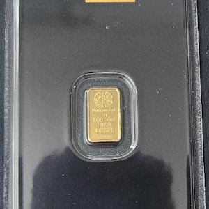 New 1 gram Gold bar gram 999.9 24K  Fine gold Bars new for you