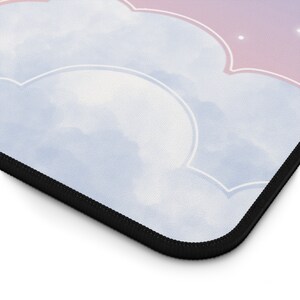 Kawaii Clouds Desk Mat | Dreamy Cute Celestial Large Gaming Mouse Pad ...