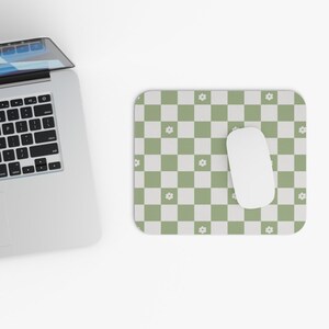 Cute Mouse Pad Pastel Checkerboard Small Mousepad Aesthetic - Etsy