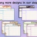 Printable Monthly Planner Blue Sky / Blank Desk Calendar / - Etsy