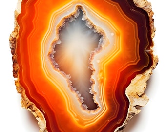Three Agate Slices Wall Art Digital Download