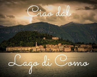 Lake Como Postcard