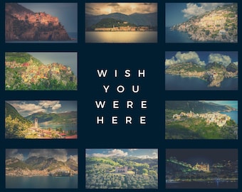Wish You Were Here Ten-Shot Italy Postcard