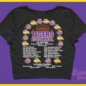 Football Roster Png | Cheer Team Roster | Cheer and Football ...