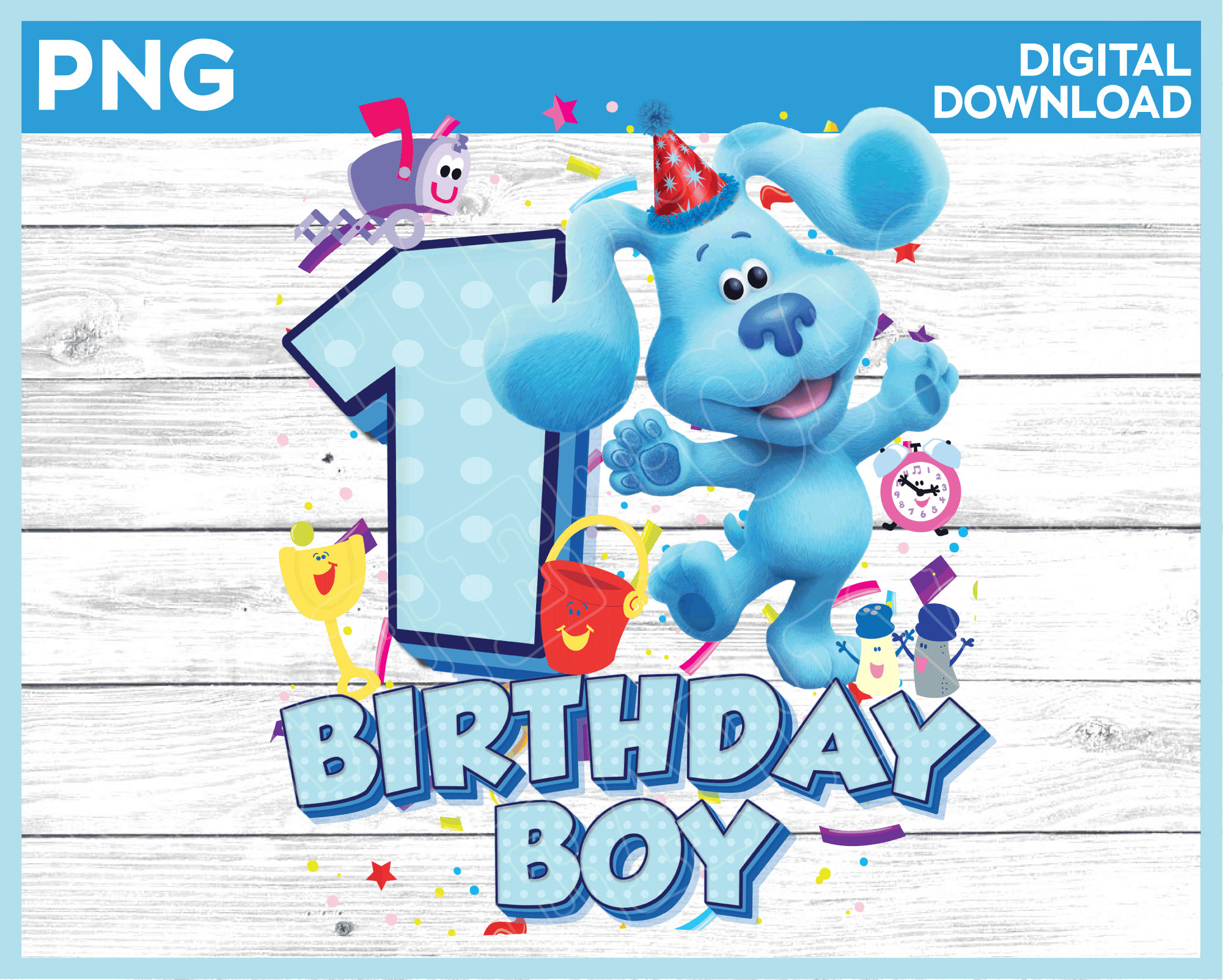 Blues Clues Characters Main Characters Happy Birthday Blue Birthday ...