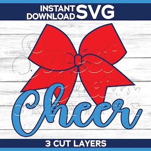 Cheer svg | Cheerleader svg | Cheer Bow svg | SVG Cut File