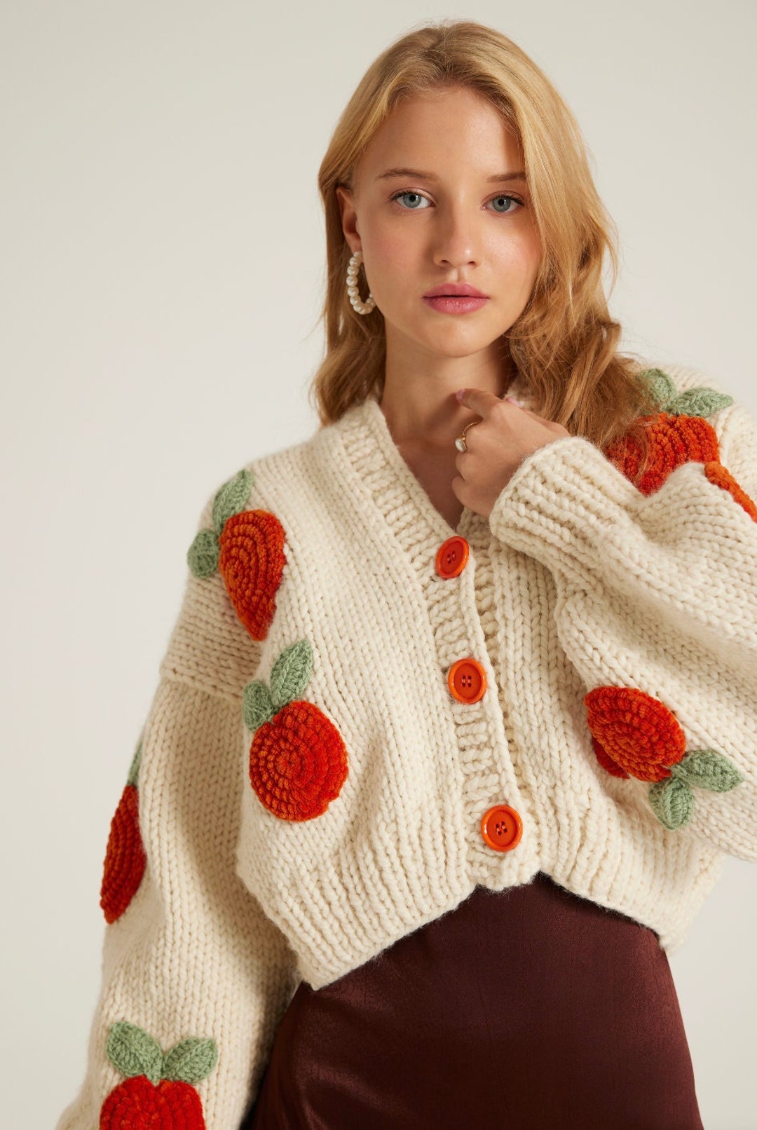 Peach sweater shop womens