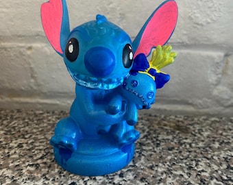 Pintura en aerosol azul personalizada de Disney Stitch (azul)