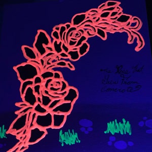 The Rose That Grew From Concrete 3D Fabric Paint