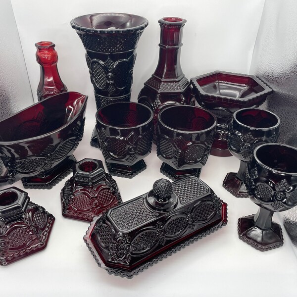 Avon Cape Cod Glassware - Etsy