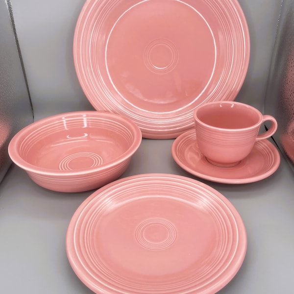Pink Dishes Etsy
