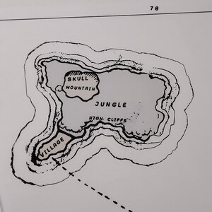 1933 King Kong Skull Island Map Etsy