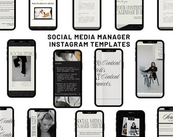 Social Media Manager Instagram Templates
