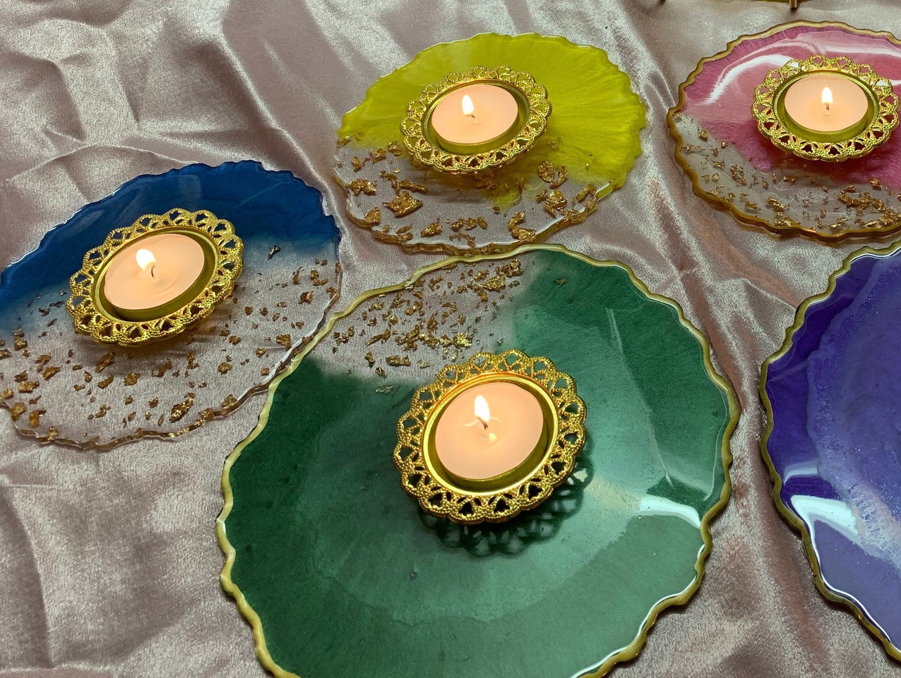 Resin Mehndi Plates Resin Plates Resinmehndi Tray Mehndi Etsy UK