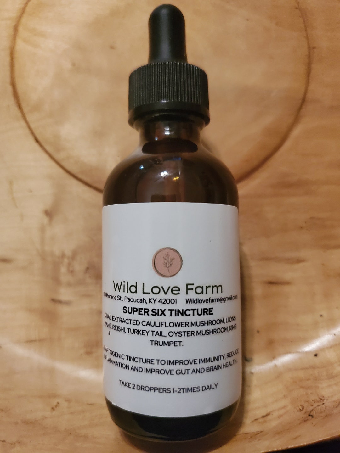 Super Six Adaptogenic Mushroom Tincture Etsy