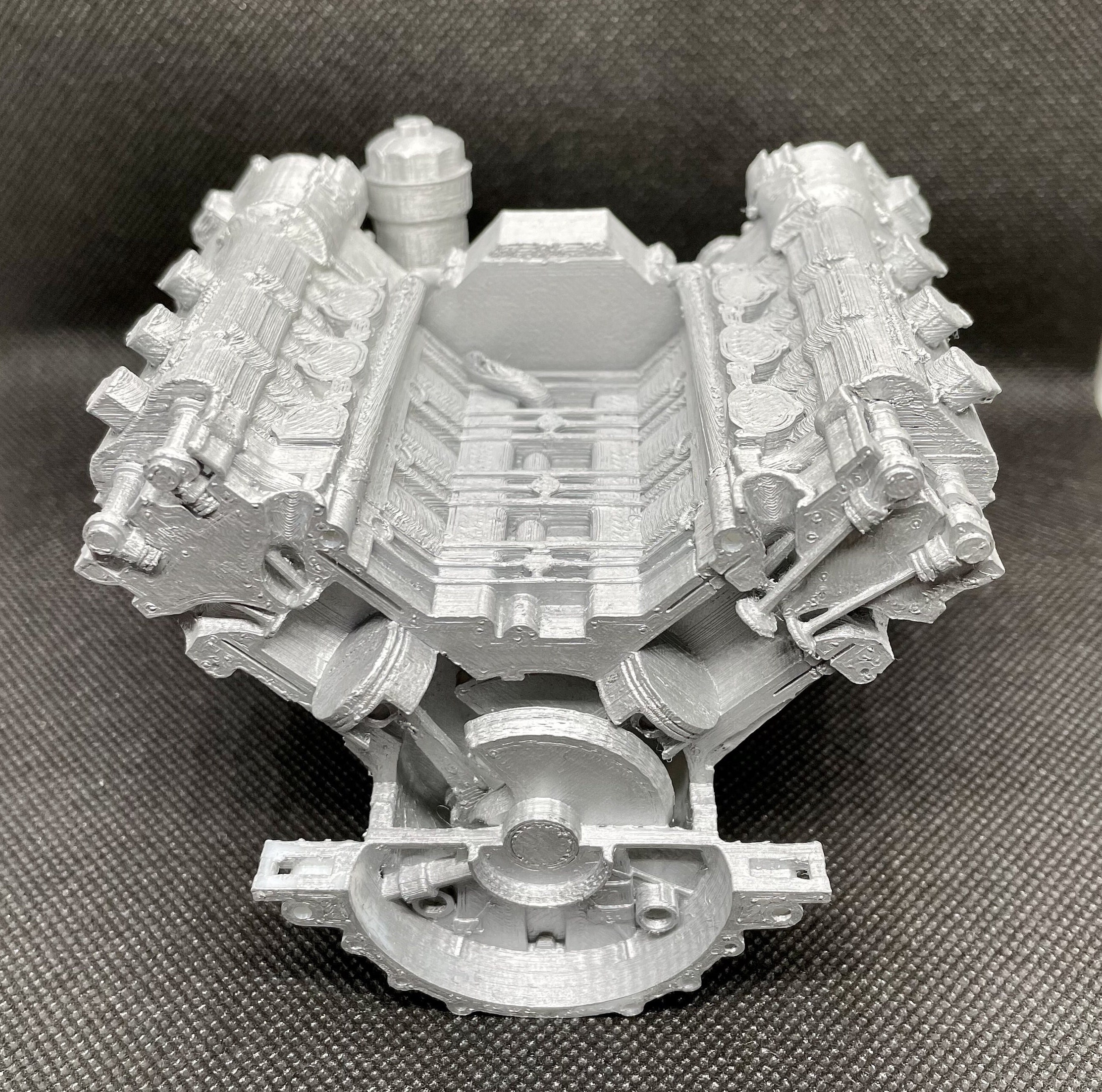 Cutaway V8 Engine Model AMG M 156 With Rotating Stand C 63 AMG