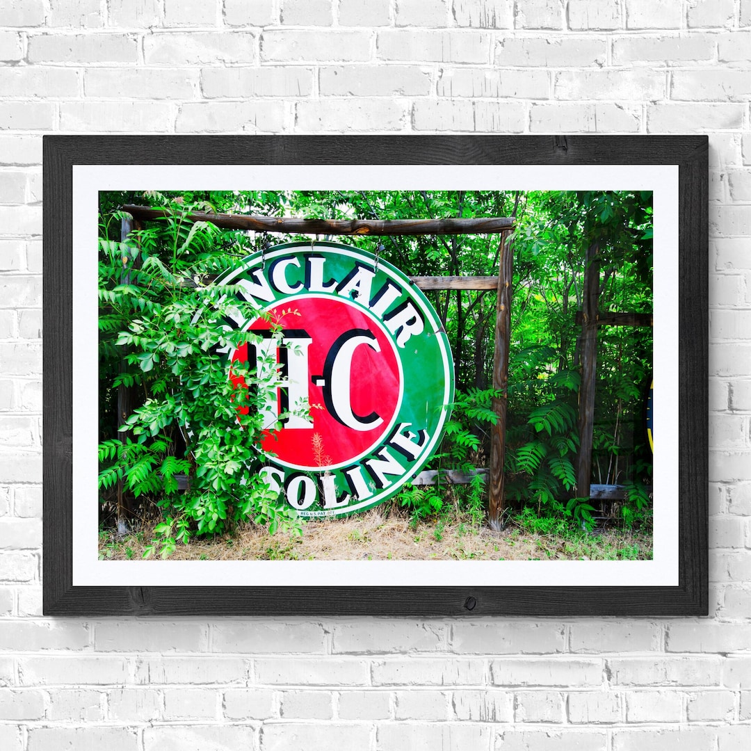Sinclair Vintage Gas Sign Photography Digital Downloadable Art - Etsy