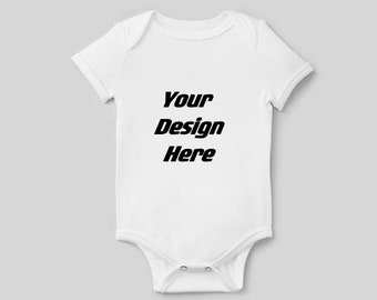 Personalized Bodysuit, Create Your Own Bodysuit, Custom Name Bodysuit, Custom Text Baby Clothes, Baby Gift