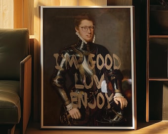 Impresiones de moda con pintura melancólica, arte mural maximalista y funky, meme de arte alterado, impresión artística ecléctica, alternativa para el baño del hogar, descarga digital