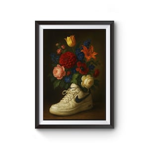 Impressionismo Engraçado, Pintura a Óleo Irônica, Arte Engraçada Alterada, Decor Parede Eclética, Cultura Pop Art Renascimento, Maximalista