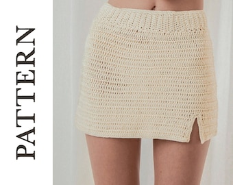 Crochet Slit Skirt (PDF Download)