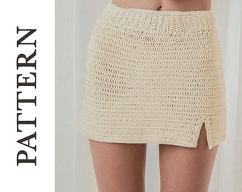 Crochet Slit Skirt (PDF Download)