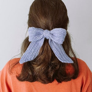 Crochet Bow Ribbon Hair Accessory Knitting Pattern