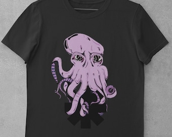 Red Hot Chilli Peppers T-Shirt, Red Hot Chili Peppers Octopus shirt
