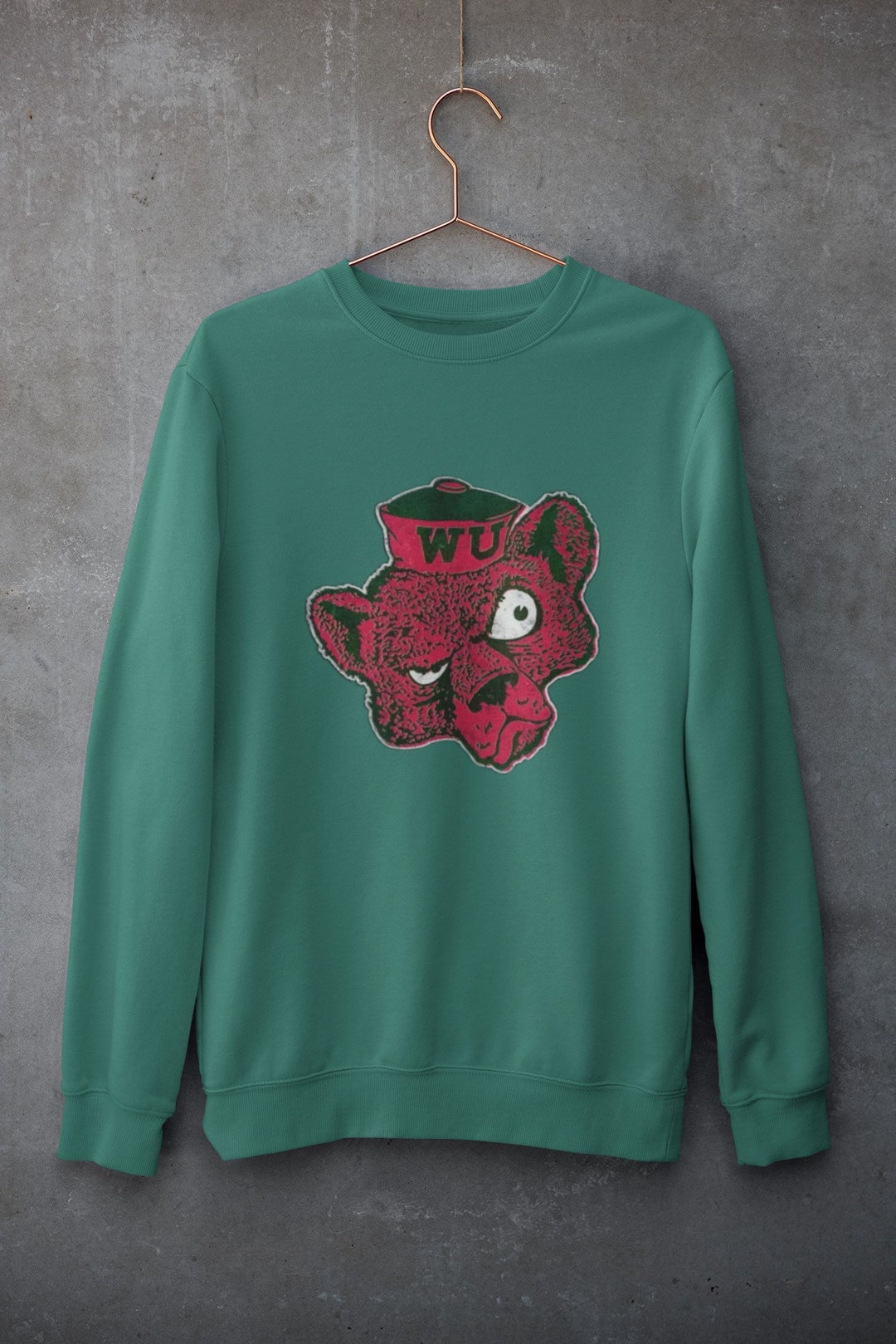 Buy Washington University Sweatshirt Vintage Wash U Bear Mascot Sweater  Online in India
