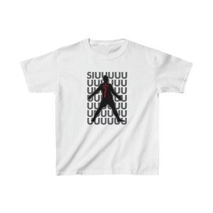 Siuuuuuu Cristiano Ronaldo Kids T-Shirt, Youth Short Sleeve T-Shirt image 7