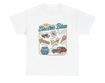 Mr Electric Blue T Shirt, Moonbeam Ice Cream Concert Tee, Shirt For Music Lovers