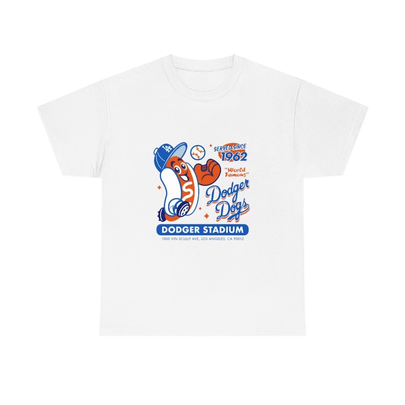 Dodger Dogs Since 1962 Tshirt Baseball Shirt Vintage Etsy